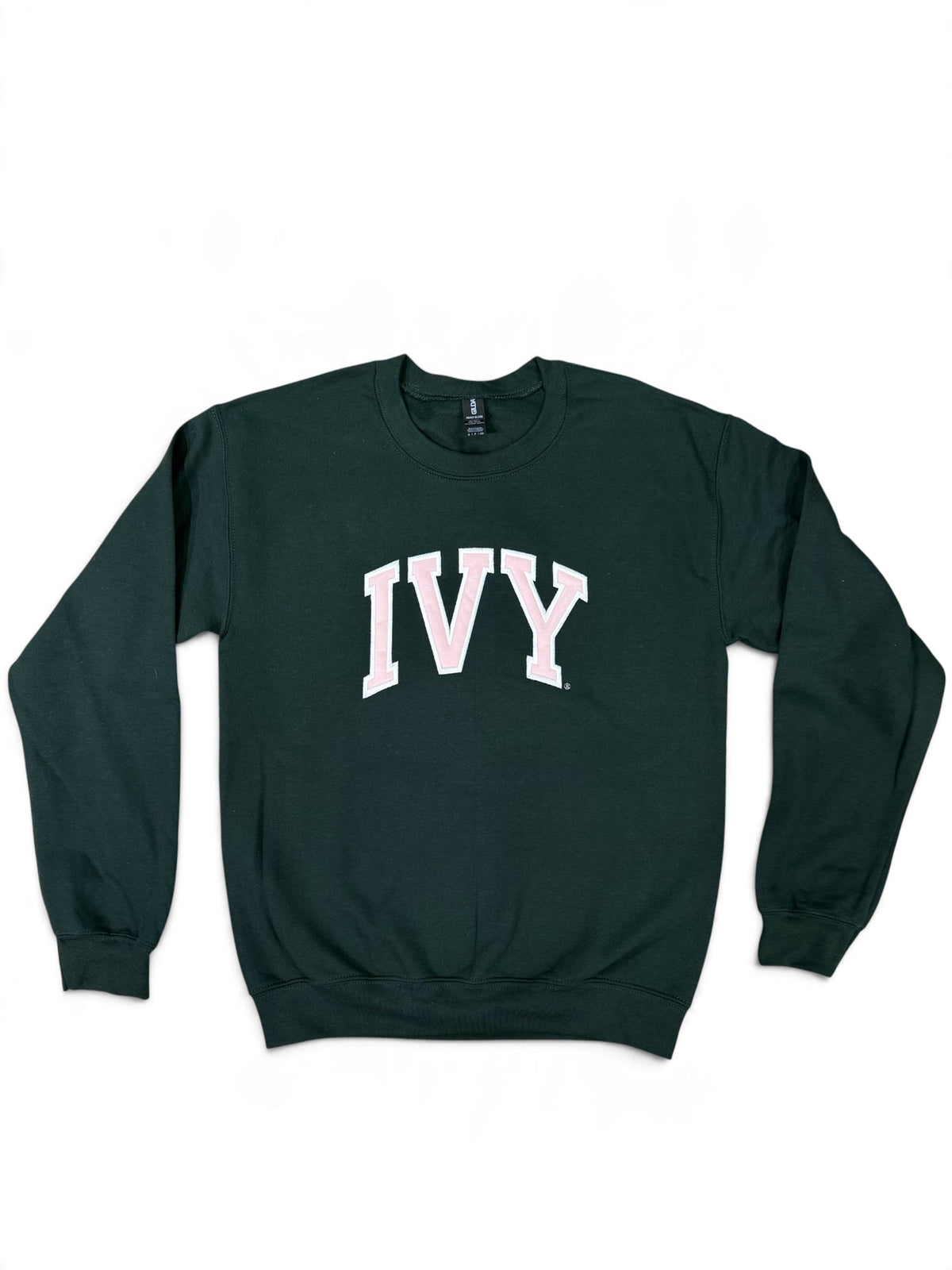 AKA Ivy Classic Collegiate Shirt with arched pink and white IVY lettering