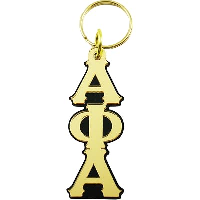 Alpha Large Letter Mirror Keychain