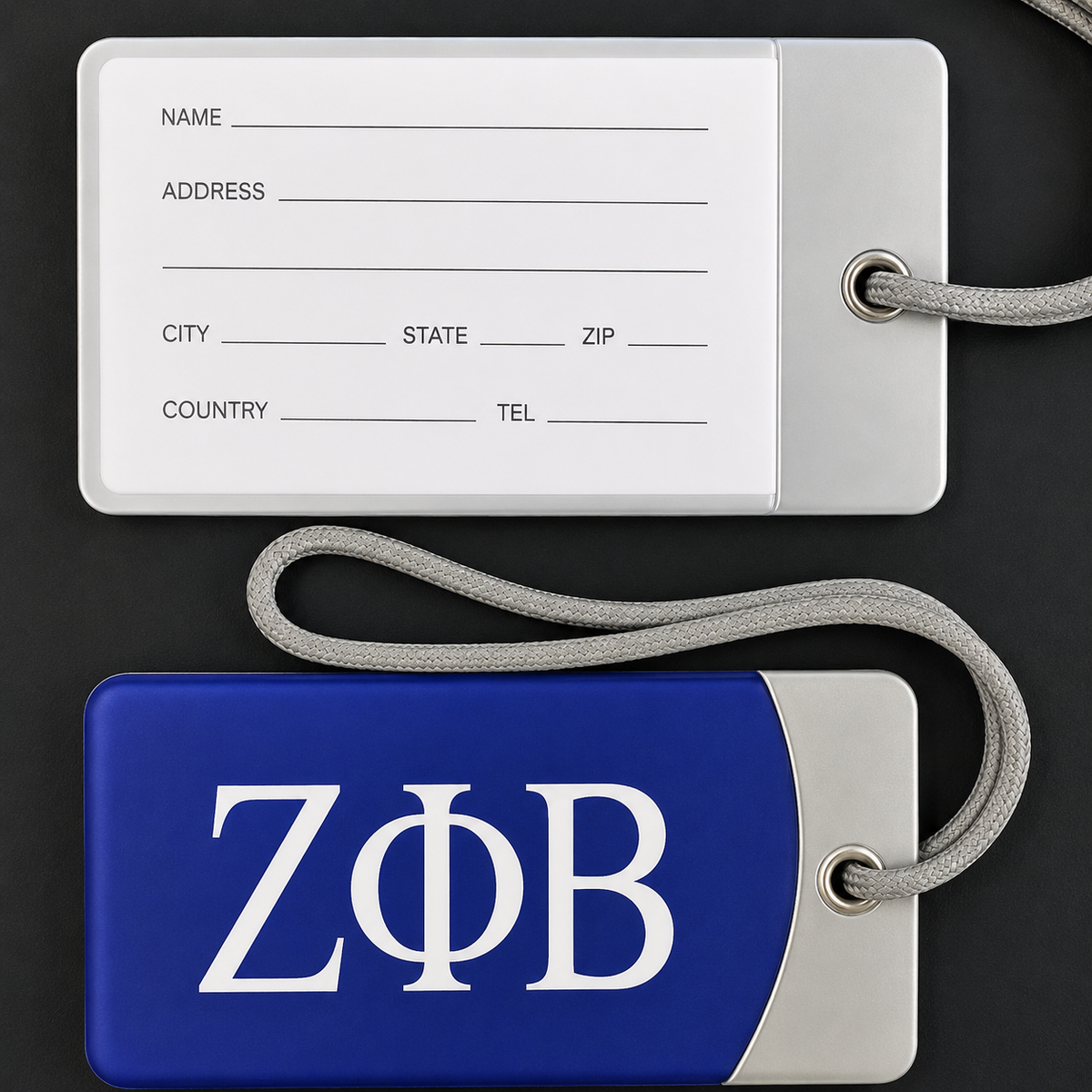 Zeta Printed Luggage Tag