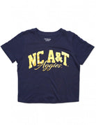NC A&T Cropped Foil Tee